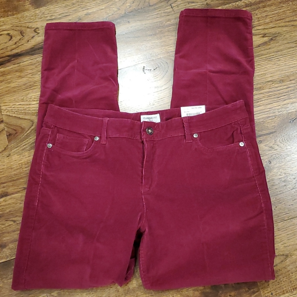 Womens Liz Claiborne classic skinny corduroy jeans size 10P